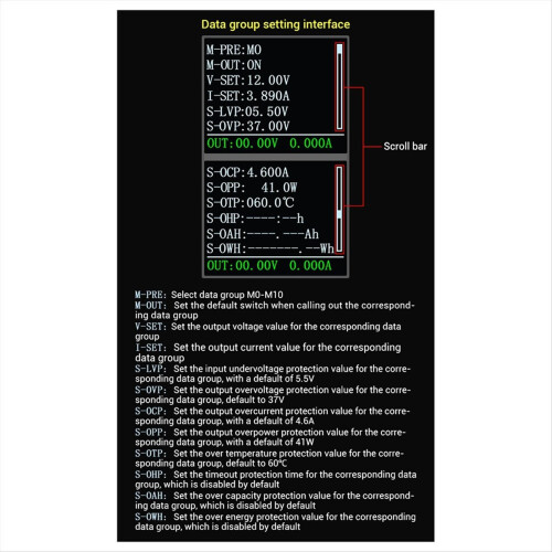 SK40C Color Screen CNC Adjustable Voltage Regulation Power Supply Constant Current Charging Module 40W 2
