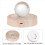 Round Stand Led Rotating Display Base for Crystals Lighted 8 Light Modes Pedestals(Silver) 5