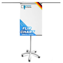 Mobiles Flipchart Piranha PRO Sternfuß Mit Papierhaltern Tafelgröße 67 x 105 cm
