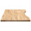 VidaXL vidaXL Desk Top Untreated 100x60x2.5 cm Solid Wood Oak Rectangular worktop 6