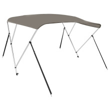 (grey, 183 x 180 x 137 cm) vidaXL Bimini Top Water Resistant Anti-UV Boat Canopy Canvas Cover Canopy