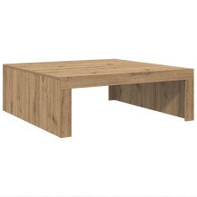 (artisan oak, 100 x 100 x 35 cm) vidaXL Coffee Table Chipboard Home Side End Sofa Accent Table Multi Colours