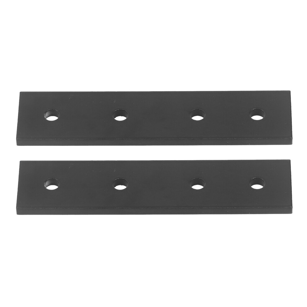 2Pcs Aluminum Alloy 4-Hole Connecting Plates Flat Brackets For Machinery 4611356213288