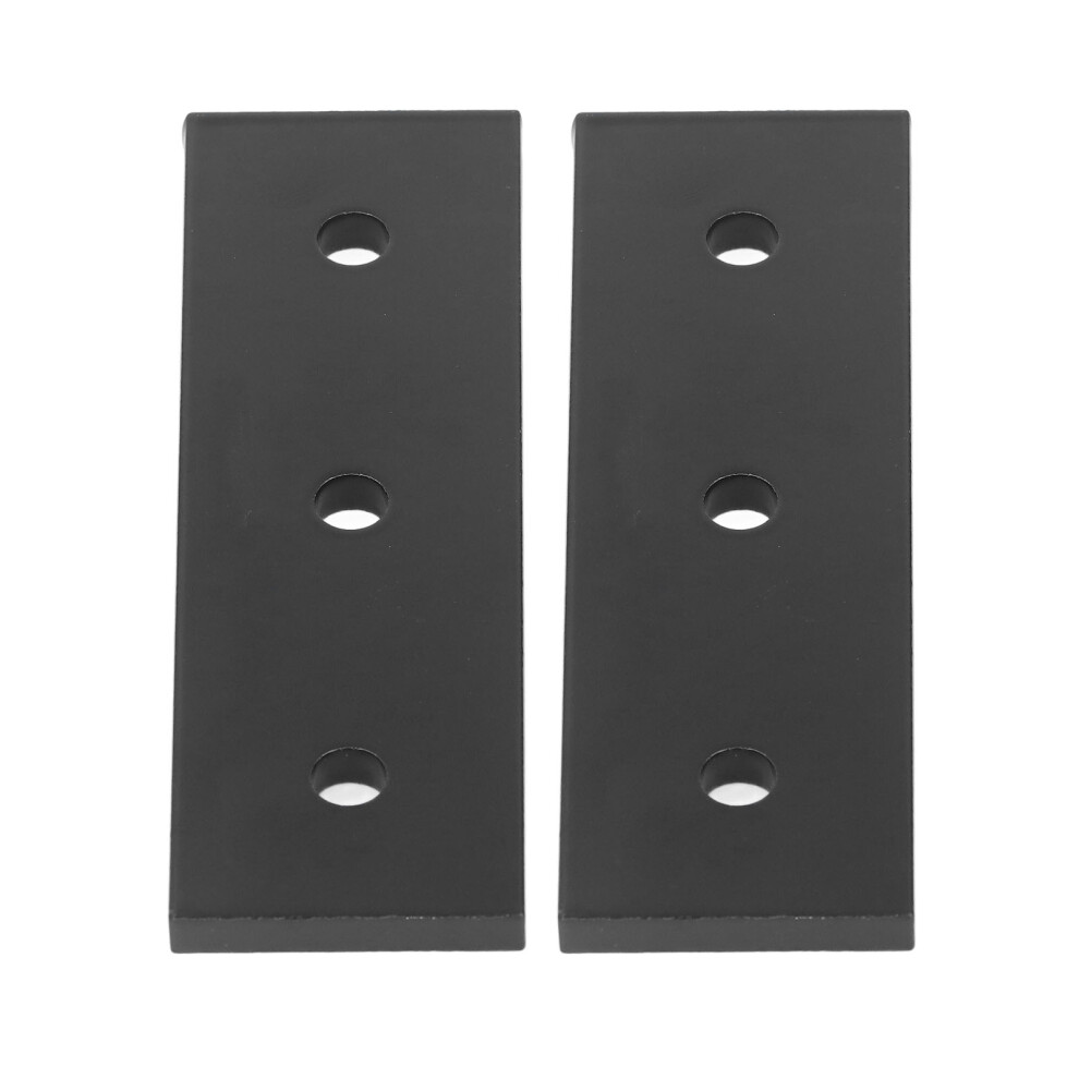2Pcs Aluminium Alloy Joint Plate 3 Holes Flat Bracket For Furniture 3030 5061356213358