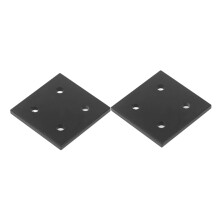 Wood Joint Corner Fastener 2Pcs Aluminum Profile Brackets 80x80mm with 4 Holes