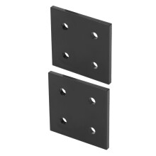 2Pcs Aluminum Joint Plate Corner Fastener 4 Holes for Wood Machinery