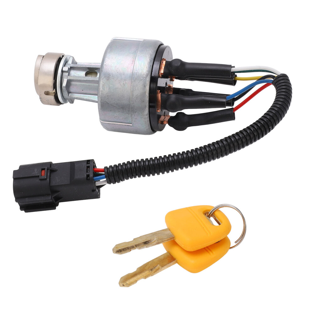 Excavator Starter Ignition Switch With 2 Keys For Sany Sy210/Sy235/Sy225 8431356213523