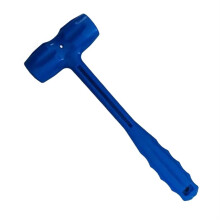 Rubber Mallet Double-Faced Soft Hammer Mallet, Blue, Rubber Head, Home Flooring Installation, Jewelry Craft Work
