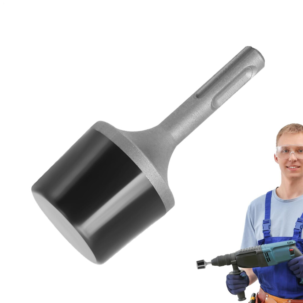 Rubber Mallet Hammer Detachable Vibrator Hammer 1.45X3.74 Inches For Pipe Cleaning Clog Removal 9067246350437