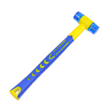 Double-Sided Rubber Mallet Soft Grip 1-Inch Face Anti-Slip Shockproof Jewelry Making For Furniture Assembly DIY