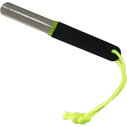 Fish Hook Sharpener Double-Sided Fine And Medium Grit With Double Groove Hook File With Handle For Fishing 1
