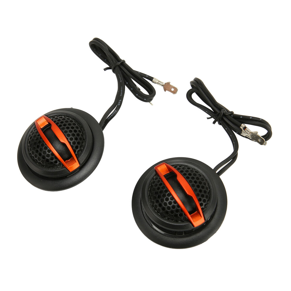 2 Pcs Car Tweeter Hifi 150W Dome Speaker For All Car Audio Black 8711356216602