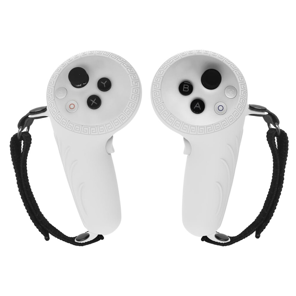 Case For Pico4 Ultra Adjustable Controller Grip Protection Cover For Vr Controllers Washable Silicone Cover White 9393856658633