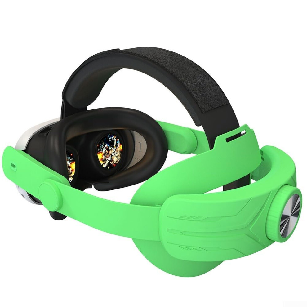 Ergonomic Adjustment Headset For Meta 3S Vr Accessory Compatible And Comfortable Improves User Experience Green 9393856658770
