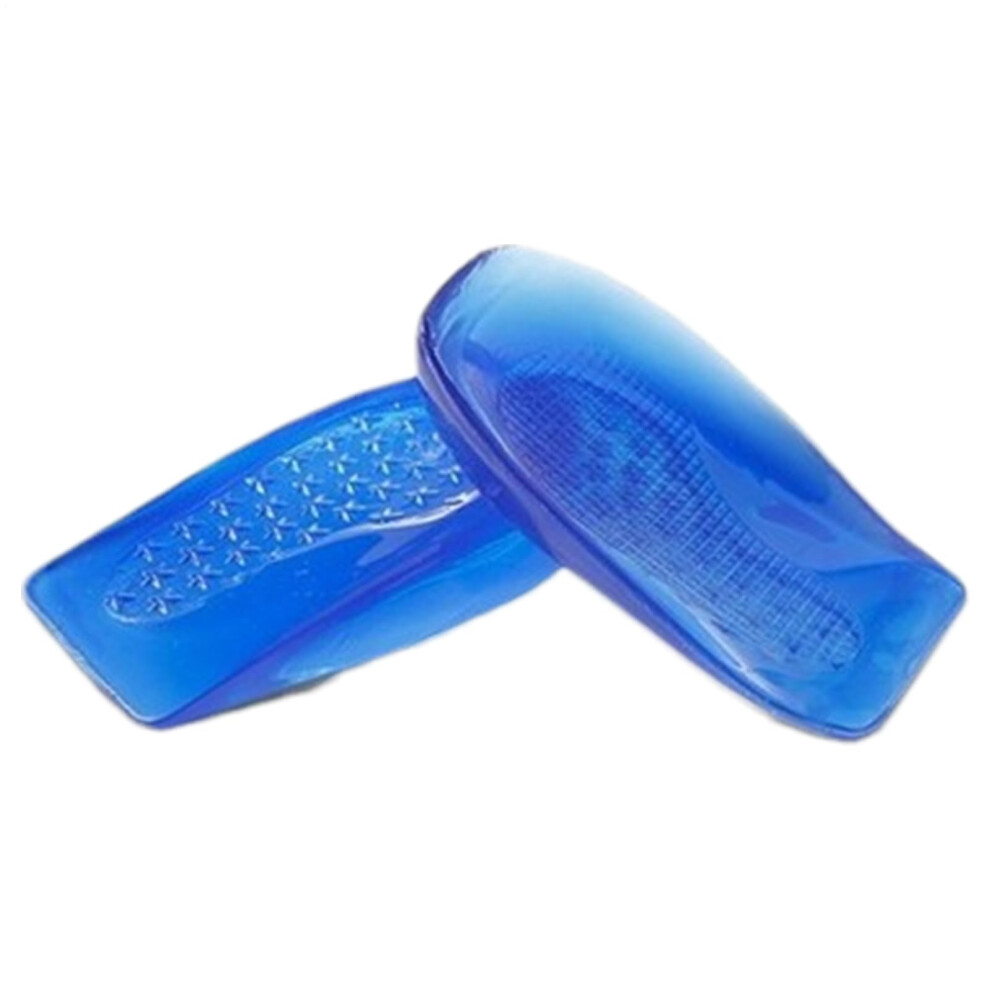 O/X Leg Correction Insoles 1 Pair Silicone Heel Pads Medical Grade Heel Cups Knee Alignment Inserts Foot Arch Support