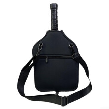 Neoprene Pickleball Racket Cover 9.4 x 12.2 Inches Black Protective Sleeve