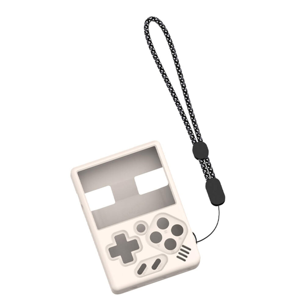 Protector Covers For Console Silicone Gamepad Sleeve Scratchproof Protective Shell With Lanyard Beige 9393856659180