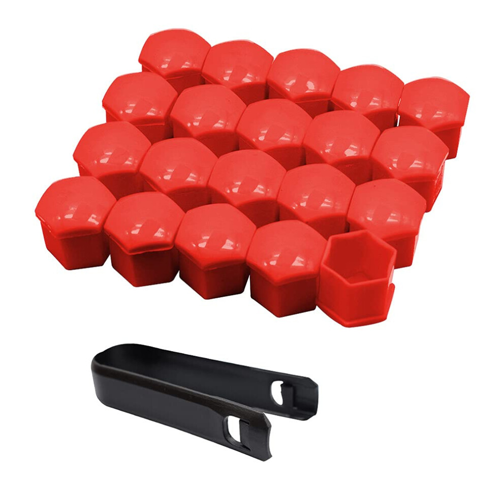 Wheel Nut Covers Bolt Covers 17mm 19mm 21mm Red For Ford Buick Mazda Hyundai Chevrolet Kia Exterior Decoration-image-OPC-PMGQGZM-NEW