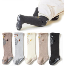 (6-12 Months) ZSY 5 pairs Non - Slip Over Knee Thigh Socks for Baby Girls & Boys - Ideal for Infant Floor Crawling