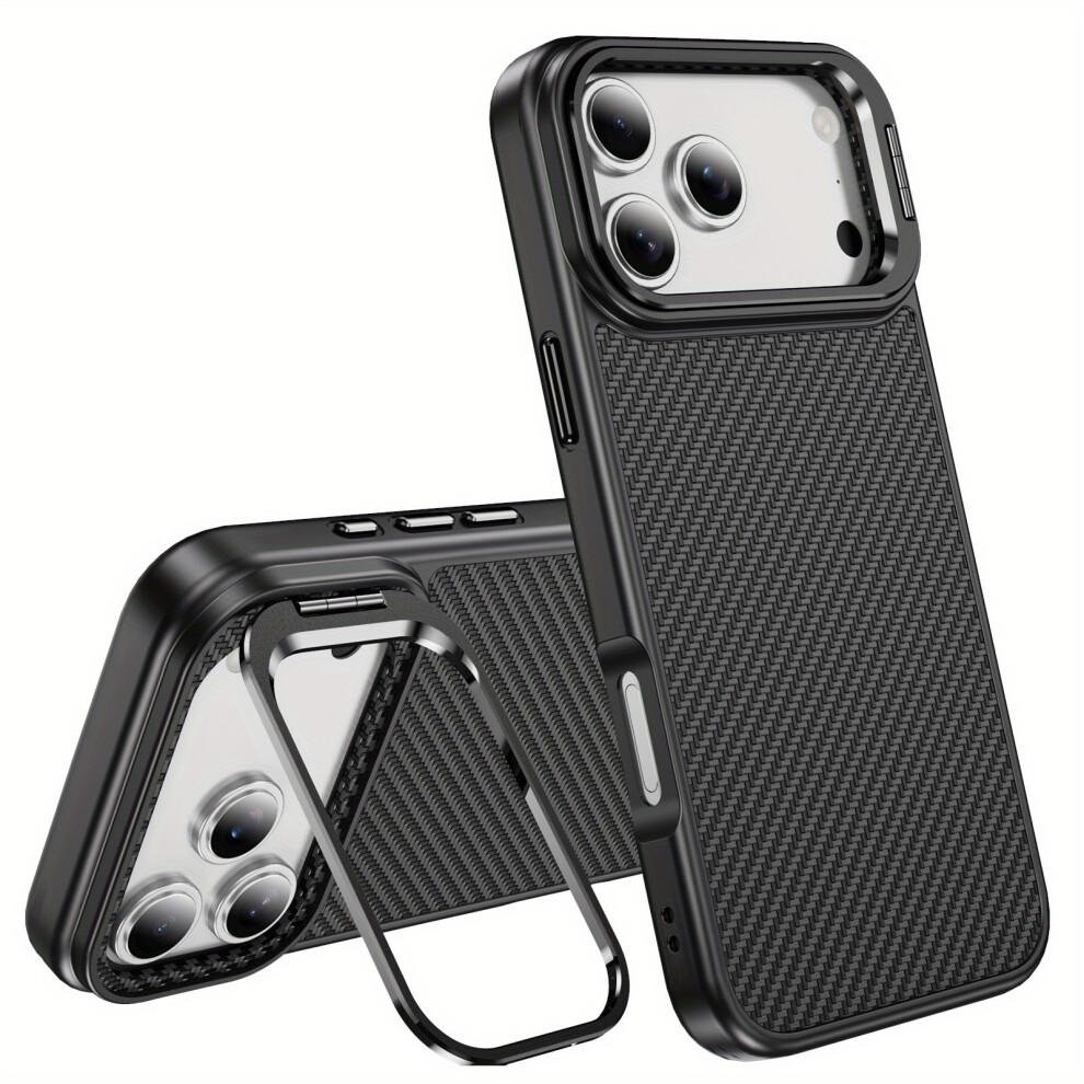 (Phone 17) Zsy Magnetic Phone Case With Kickstand And Military Protection For Iphone 17, Anti-Fingerprint Cover With Hidden Storage, Grey 7059941726084