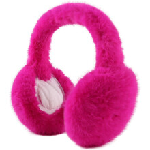ZSY Women's Foldable Fluffy Ear Muffs - Warm Ear Warmers for Outdoor Winter Use