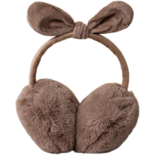 ZSY Adjustable Plush Ear Muffs for Women - Warm Winter Outdoor Ear Warmers