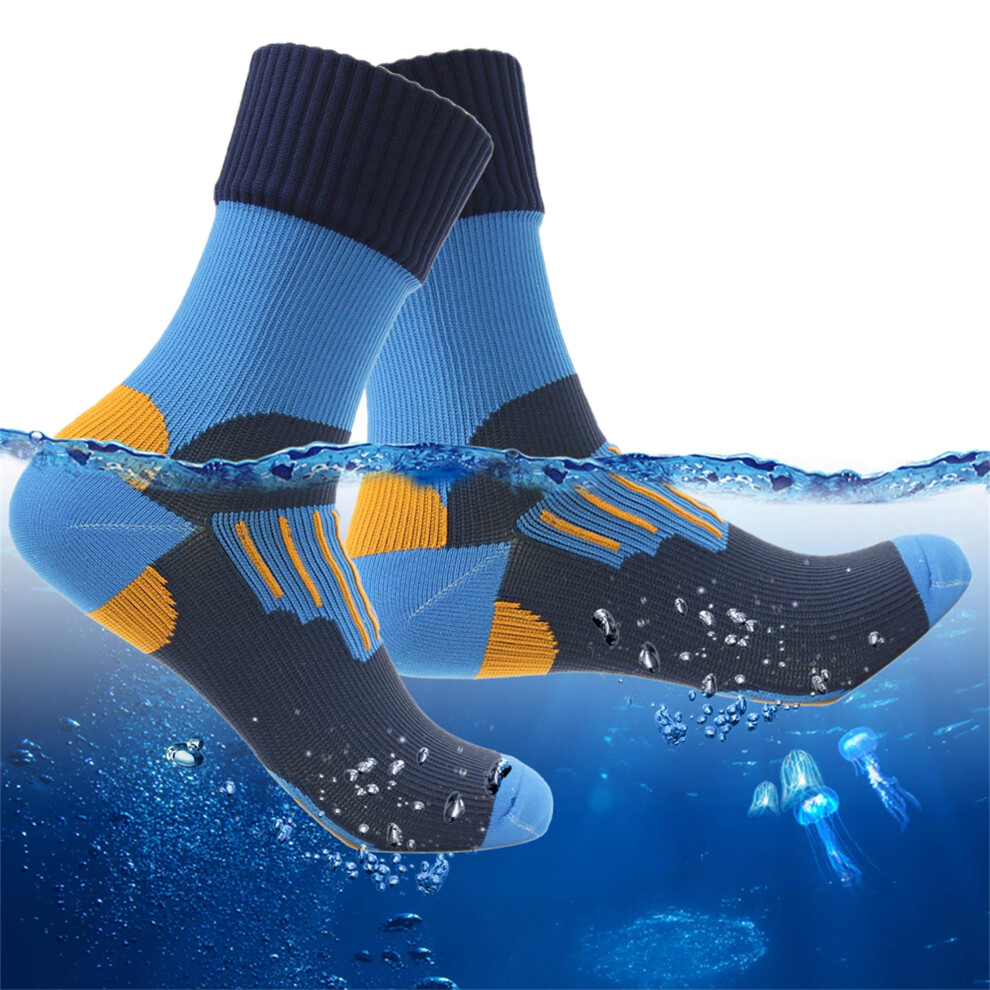 (XS) ZSY Waterproof Socks for Hiking Wading Running Kayaking, Unisex Non-Slip Comfortable Outdoor Sports Crew Socks-image-OPC-PMGQJ25-NEW