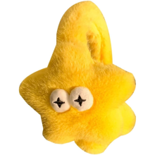 ZSY Lovely Cartoon Star Fluffy Yellow Ear Muffs - Warm & Windproof for Women, Ideal for Winter Outdoor & Skiing