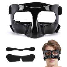 ZSY Adjustable Sports Nose Guard with Protective Padding, Breathable Face Shield for Injury Prevention During Athletic Activities, Unisex Design for A