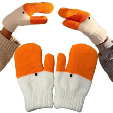 ZSY Winter Goose - Shaped Gloves, Funny Novelty Animal Mittens with Thermal Soft Lining, Cute Warm Gloves Gift for Girlfriend, Women