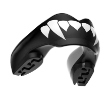 ZSY Remoldable Dual Arch Braces Protector, Impact Resistant Mouthguard for Contact Sports Like Boxing MMA Hockey Football, Includes Storage Case, Fang