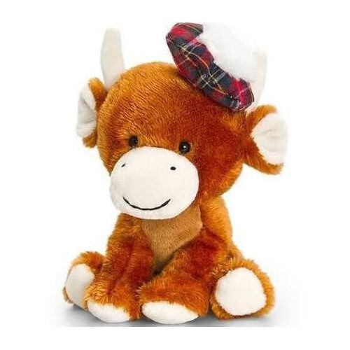 Keel 14cm Pippins Highland Cow - Plush Soft Toy