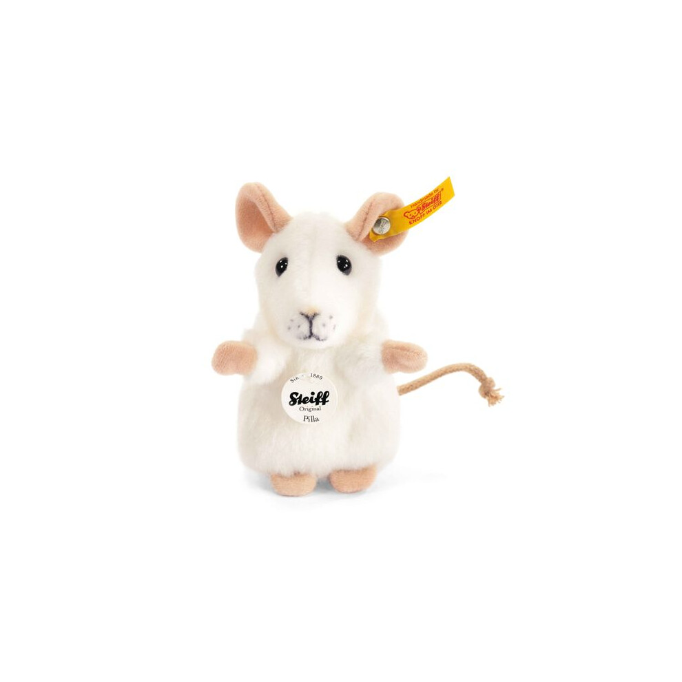 New Steiff Pilla Mouse, White 56215
