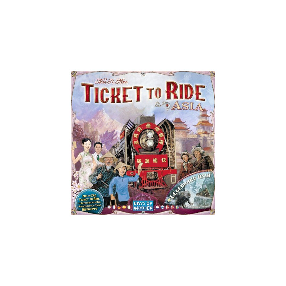 Days Of Wonder Ticket To Ride Asia: Map Collection