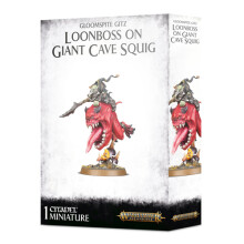 Gloomspite Gitz: Loonboss On Giant Cave Squig - Tabletop Miniatures Wargame