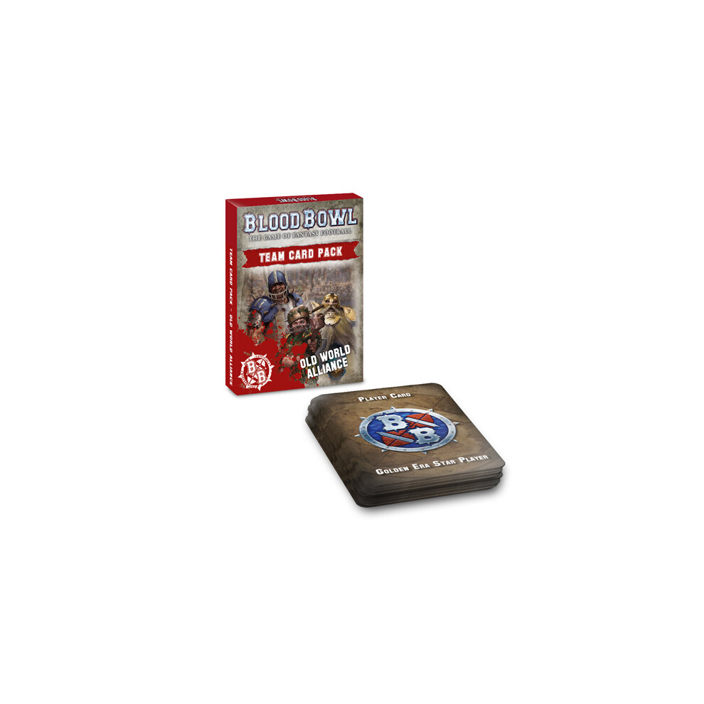 Games Workshop Blood Bowl: Old World Alliance Team Card Pack - Tabletop Miniatures Wargame