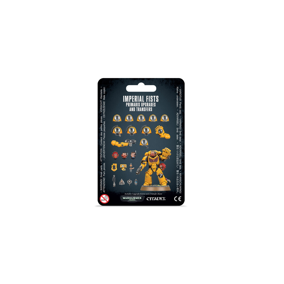 Games Workshop Imperial Fists: Primaris Upgrades & Transfers - Tabletop Miniatures Wargame