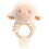 Keel 14cm Keeleco Lullaby Lamb Ring Rattle - Plush Soft Toy 1