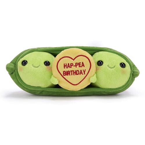 Posh Paws Love Hearts 23cm (9") Hap-pea Birthday