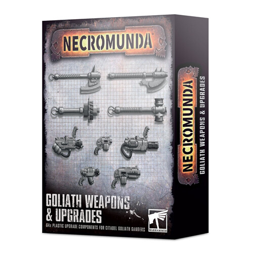 Games Workshop Necromunda: Goliath Weapons & Upgrades - Tabletop Miniatures Wargame