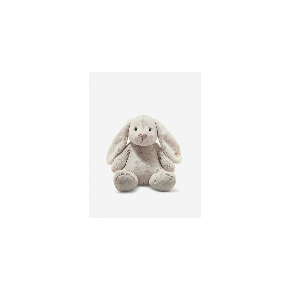 Steiff Soft Cuddly Friends: Hoppie Rabbit - 48Cm - Plush Soft Toy Grey/Black