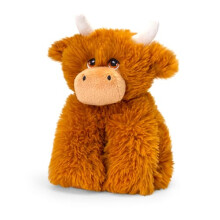 25cm Keeleco Highland Cow - Plush Soft Toy