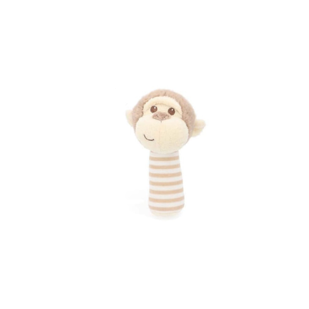 Keel 14Cm Keeleco Baby Marcel Monkey Stick Rattle - Plush Soft Toy
