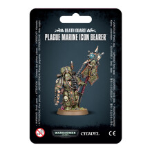 Death Guard: Plague Marine Icon Bearer - Tabletop Miniatures Wargame