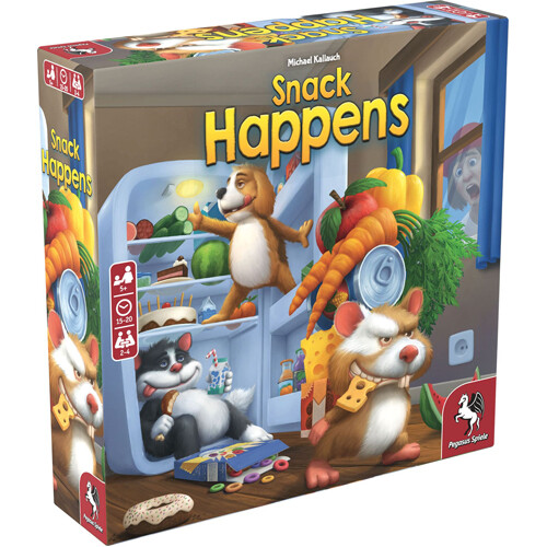 Asmodee Snack Happens - Juego de mesa - Multilingüe Inglés/Alemán