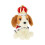 Keel 18cm King Charles Spaniel with Crown and Cape - Plush Soft Toy 1