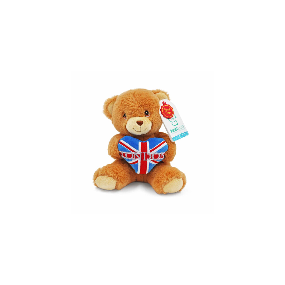 Keel 15Cm Keeleco London Heart Bear