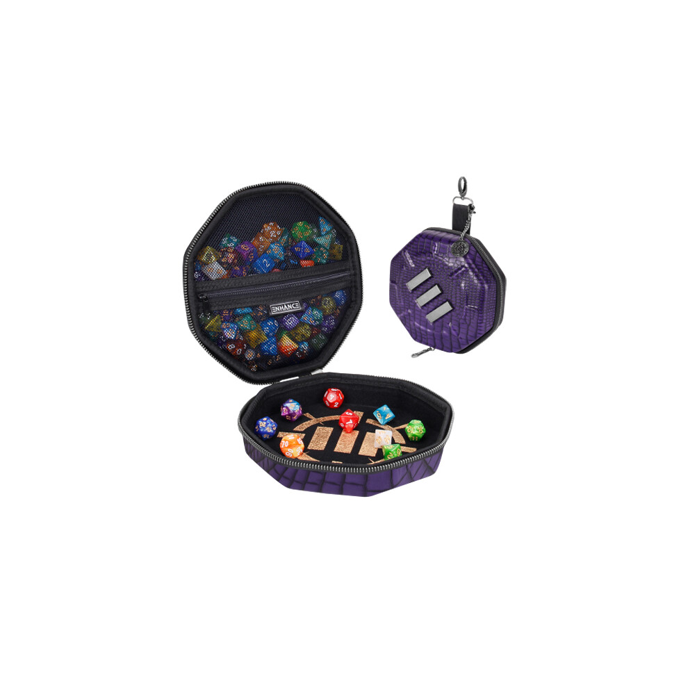 Asmodee Enhance Tabletop Rpgs Dice Tray & Case Collector's Edition (Purple) Purple
