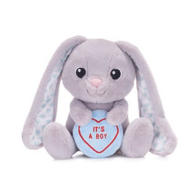 Love Hearts 18cm (7") Baby Boy Bunny