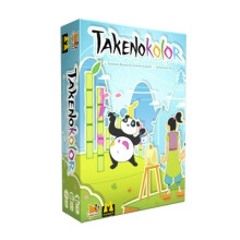 Juego de Mesa Takenokolor - Diviértete Jardineando con Bambú, Estrategia Familiar para 2-4 Jugadores